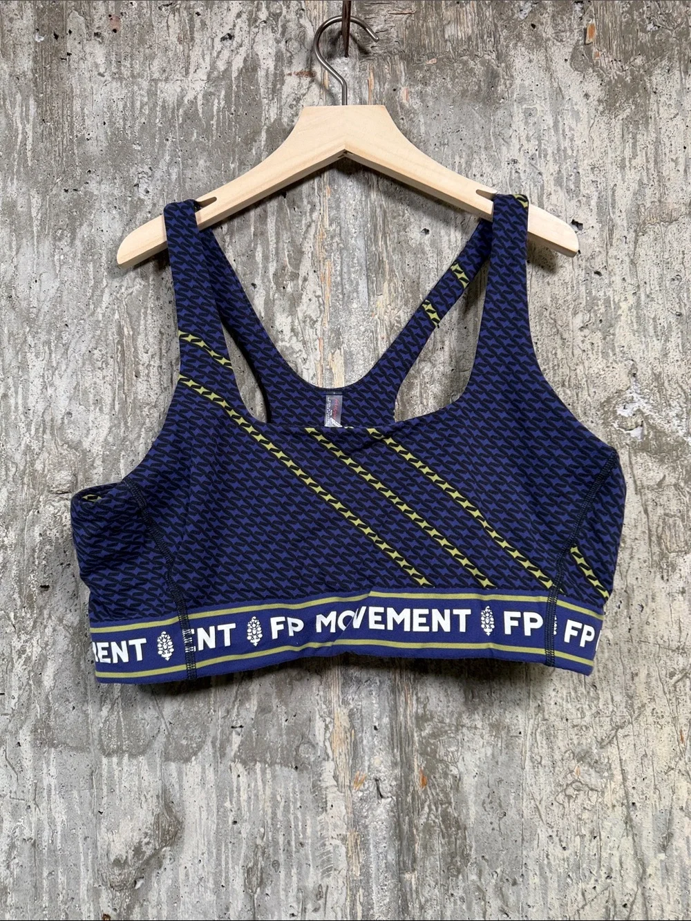 FP MOVEMENT BY FREE PEOPLE Women's Never Better Sports Bra Size XL Black Combo